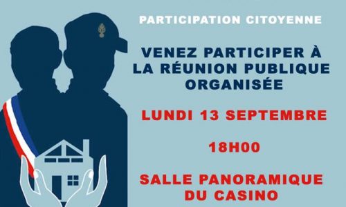 SÉCURITÉ : n’oubliez pas de venir parler de sécurité à Villers avec vos élus et la gendarmerie lundi soir à 18:00 au casino