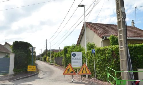 TRAVAUX : rue des Jardins, rue Sicard… ça bouge de partout !