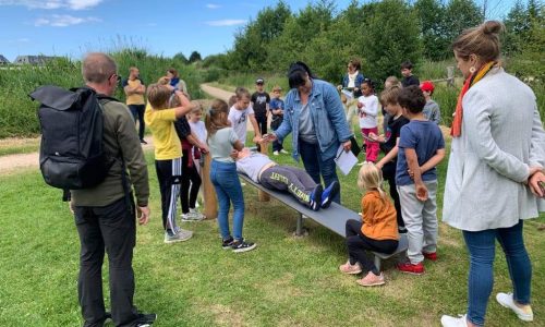 SPORT-SANTÉ : inauguration par les enfants de l’école du parcours de sport-santé du marais