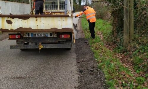 TRAVAUX : intervention route du Château