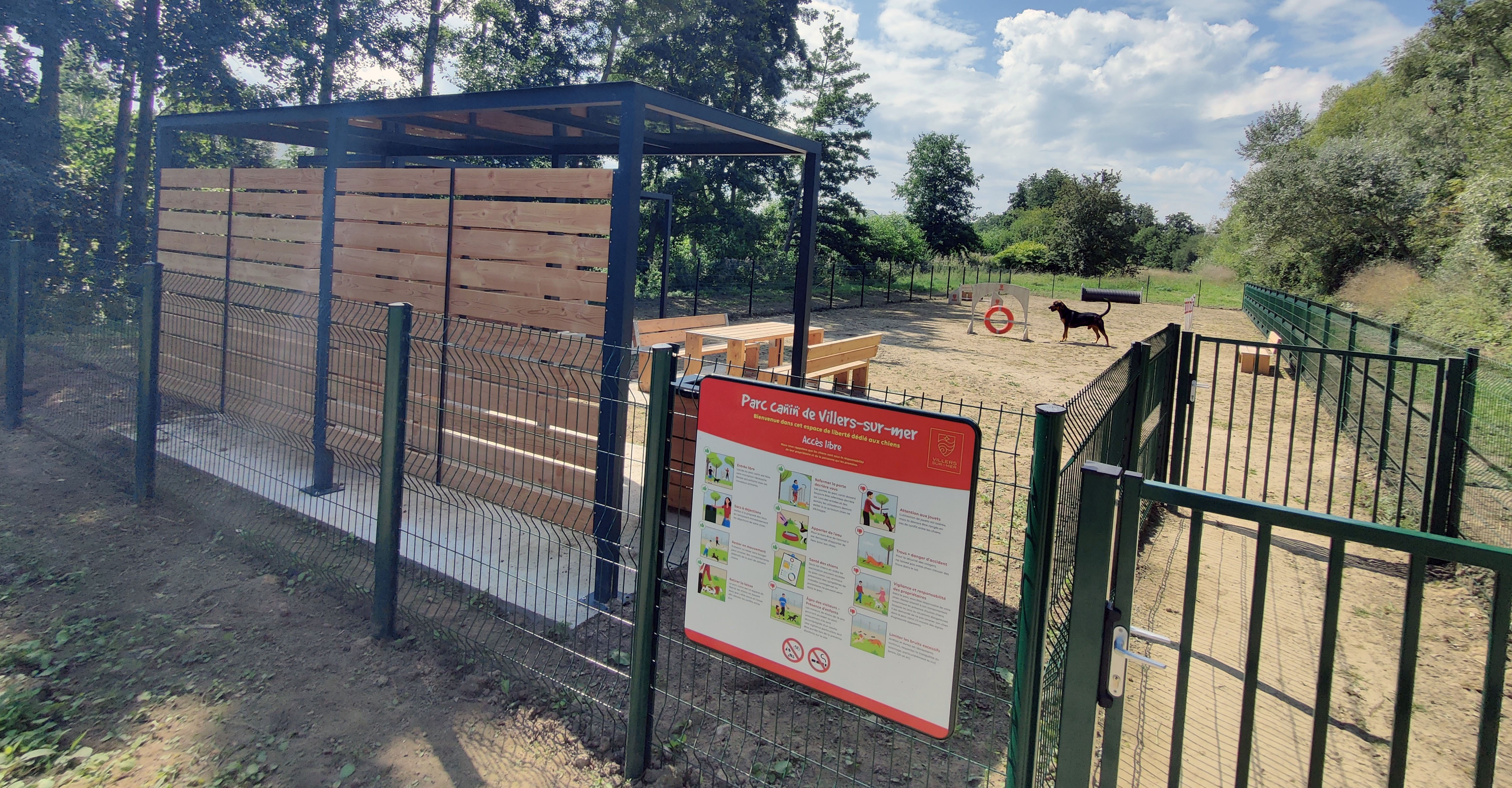 Inauguration du nouveau parc canin