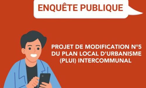 Enquête publique | Projet de modification n°5 du Plan Local d’Urbanisme (PLUi) intercommunal