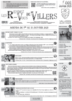 Les Rendez-Vous De Villers N°01 Janvier 2025